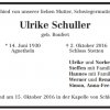 Bonfert Ulrike 1930-2016 Todesanzeige
